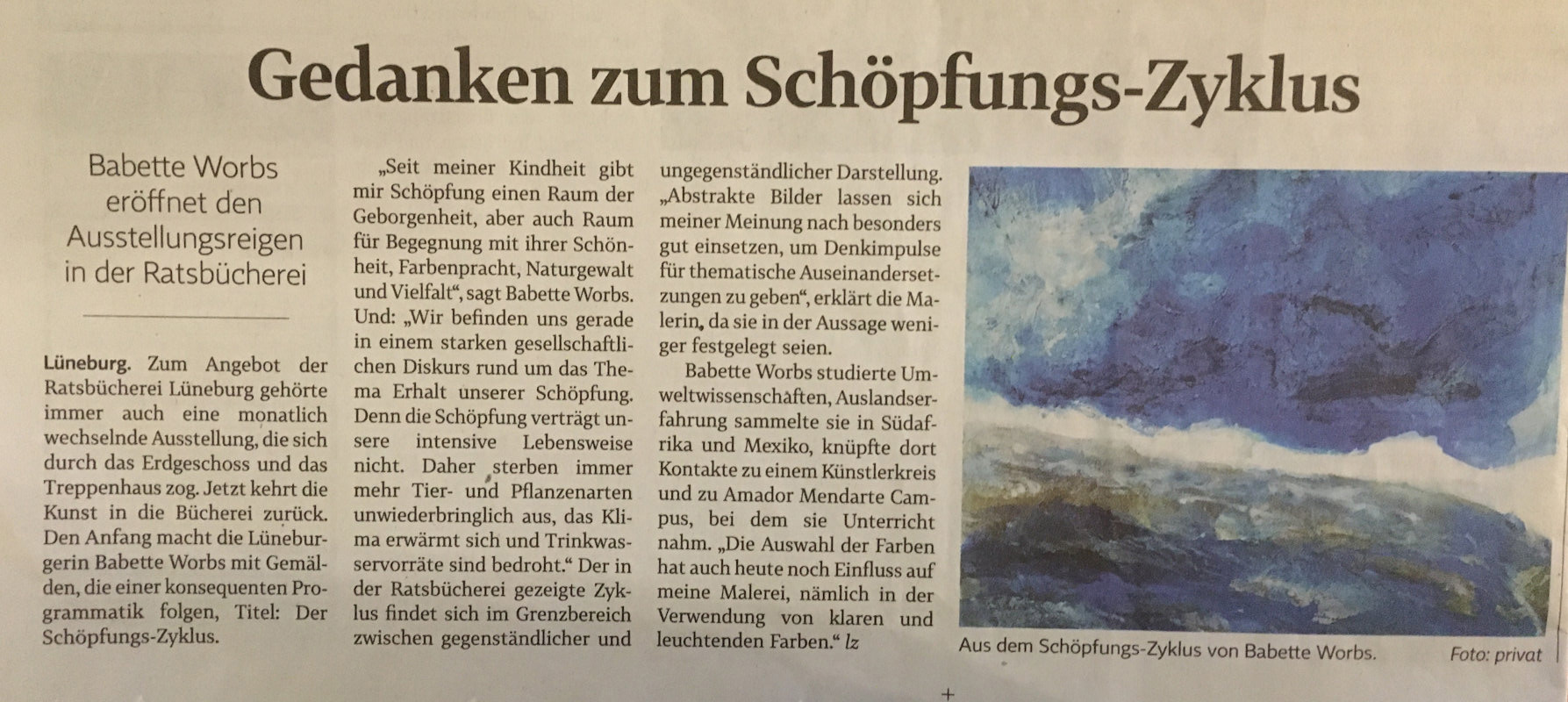 Bilder Ausstellung Ratsbibliothek Lüneburg 2021